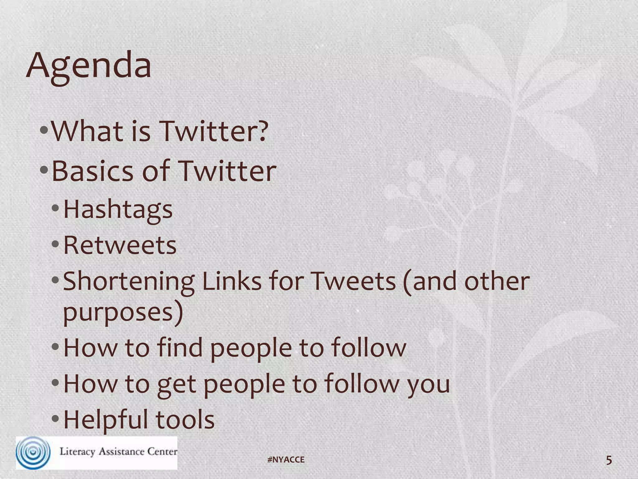 5
https://twitter.com/
#VAILL
 