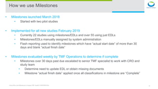 Using Vault eTMF Milestones and EDLs to Support Inspection Readiness | PDF