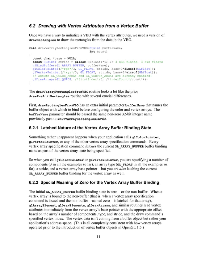 Modern OpenGL Usage Using Vertex Buffer Objects Well