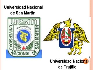 Universidad Nacional de San Martin   Universidad Nacional  de Trujillo 