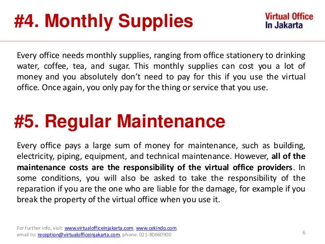 using virtual office cut expenses save budget office expenses examples