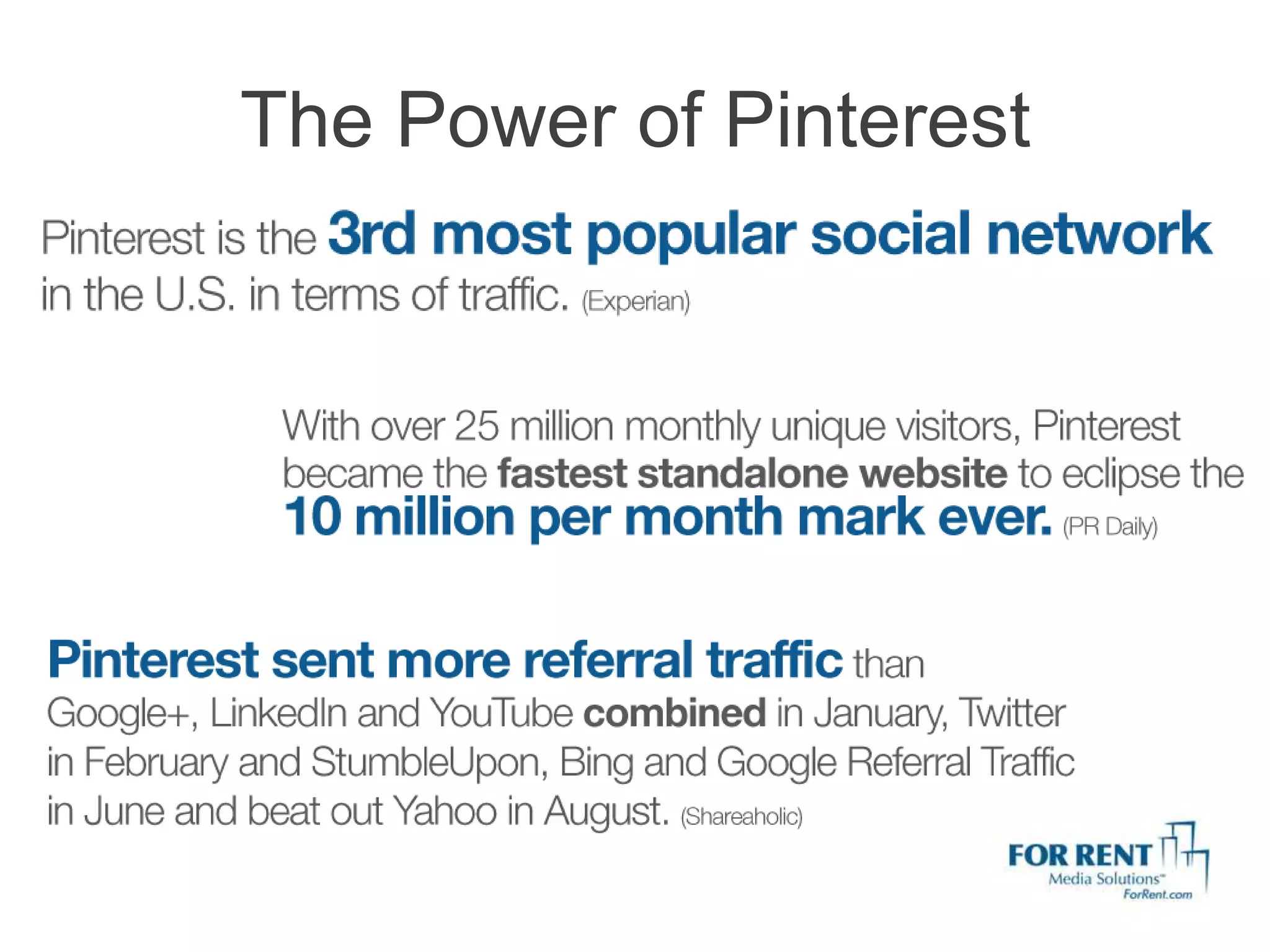 The Power of Pinterest
 