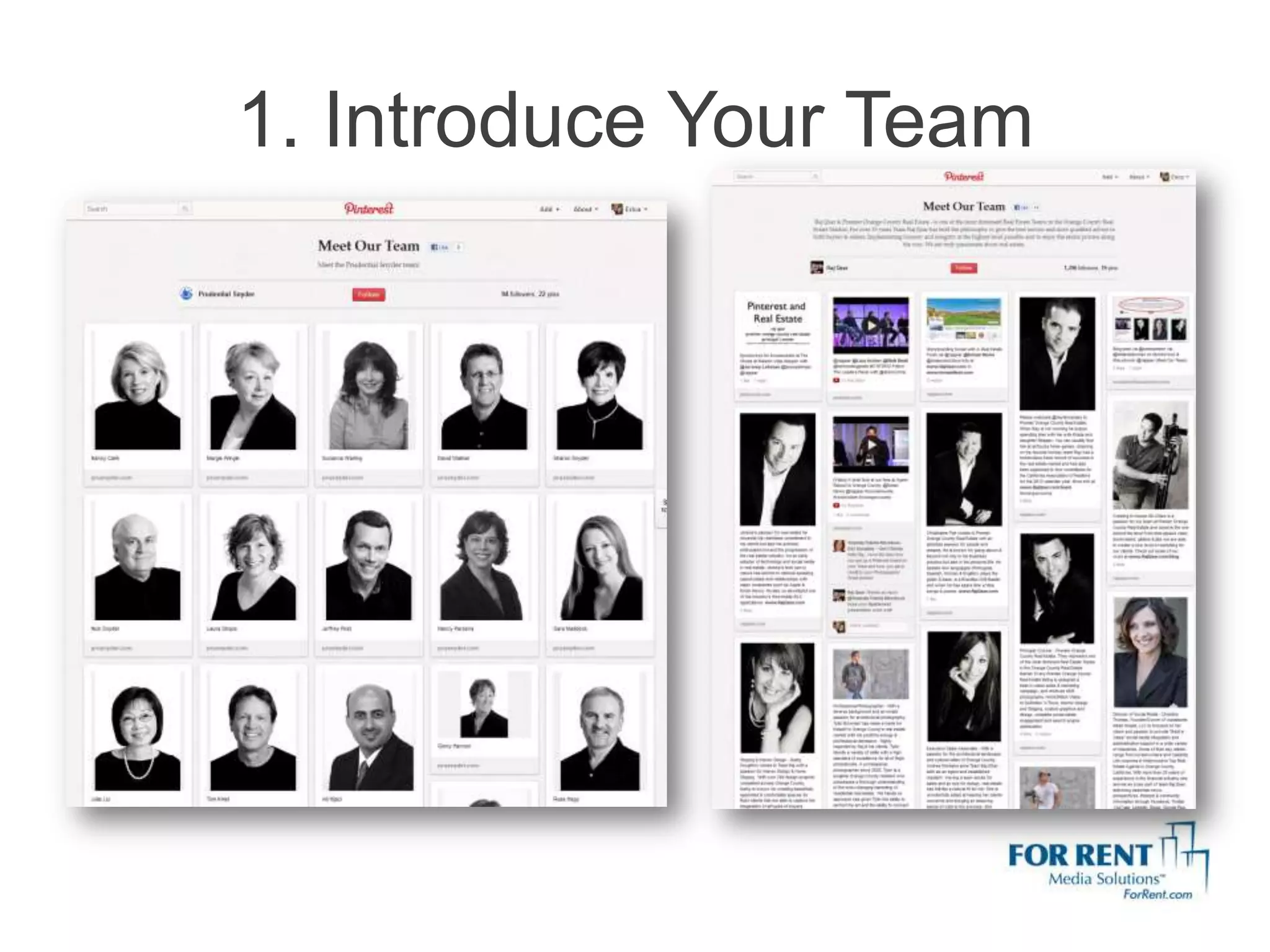 1. Introduce Your Team
 
