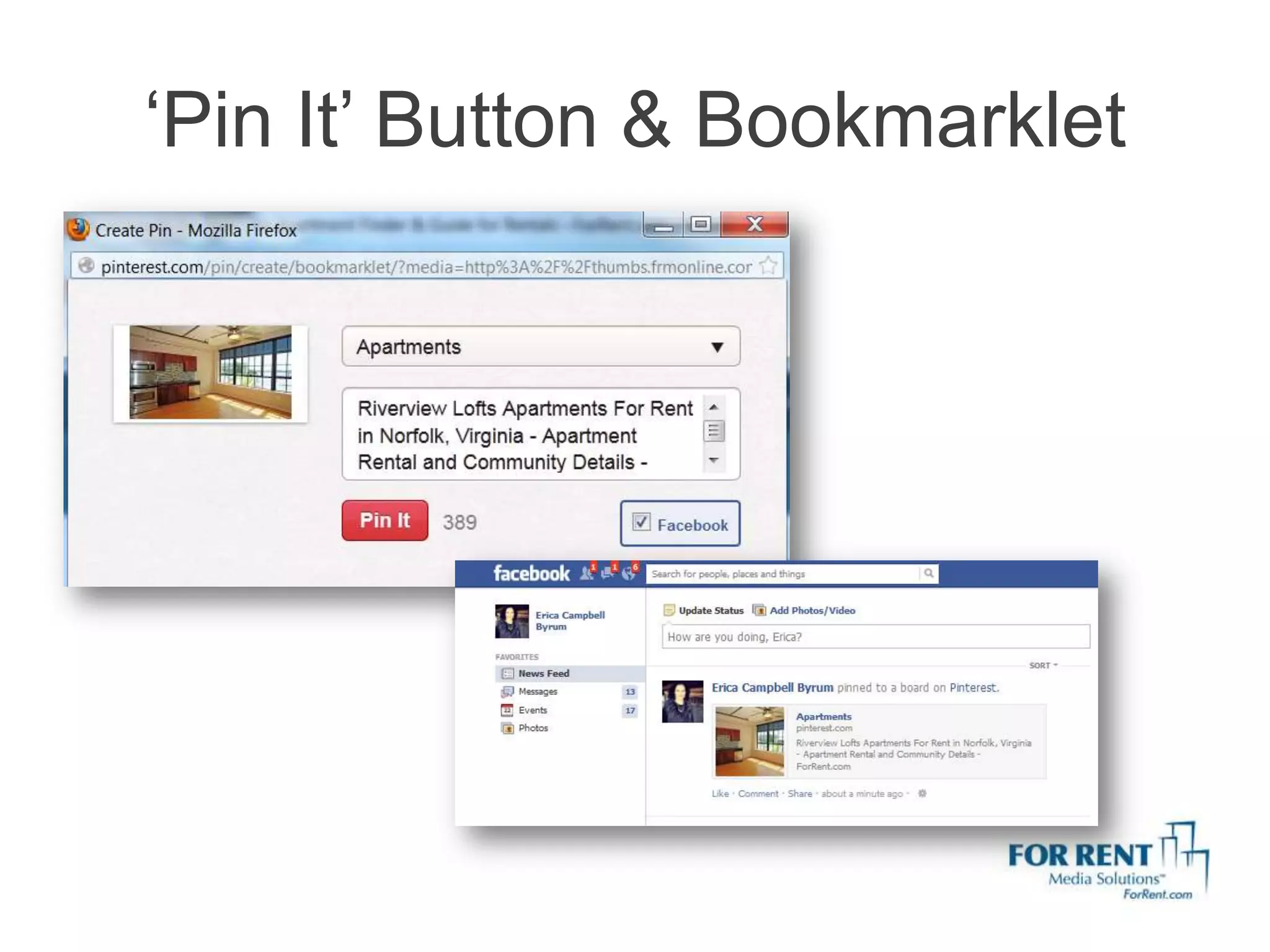 ‘Pin It’ Button & Bookmarklet
 