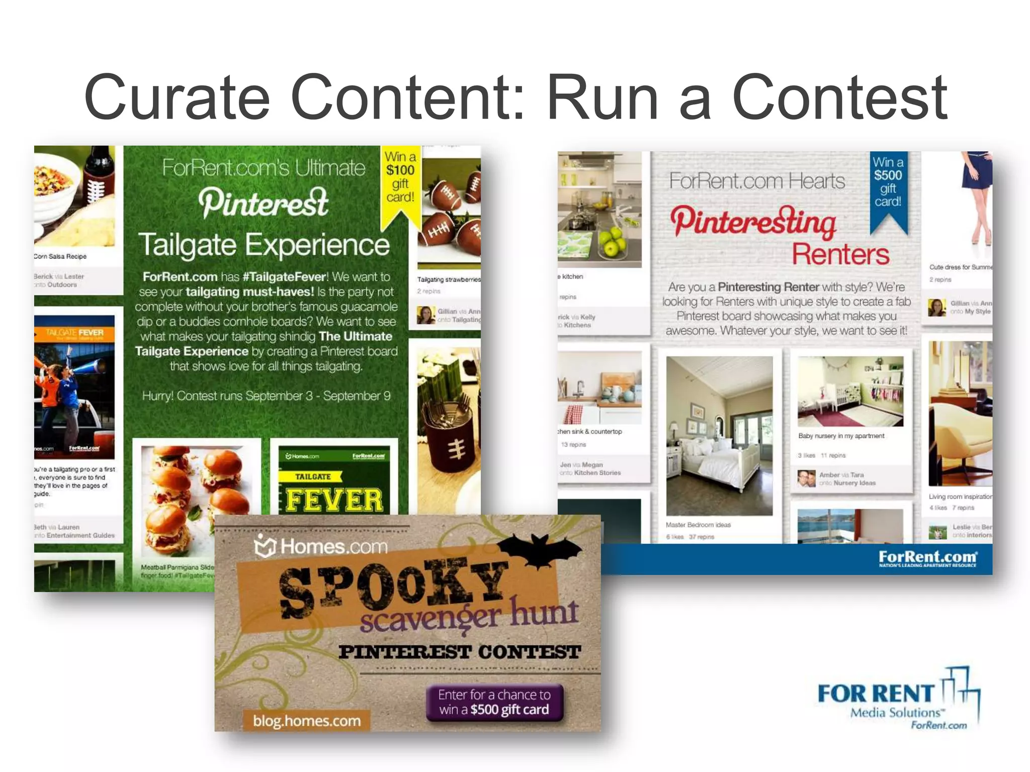 Curate Content: Run a Contest
 