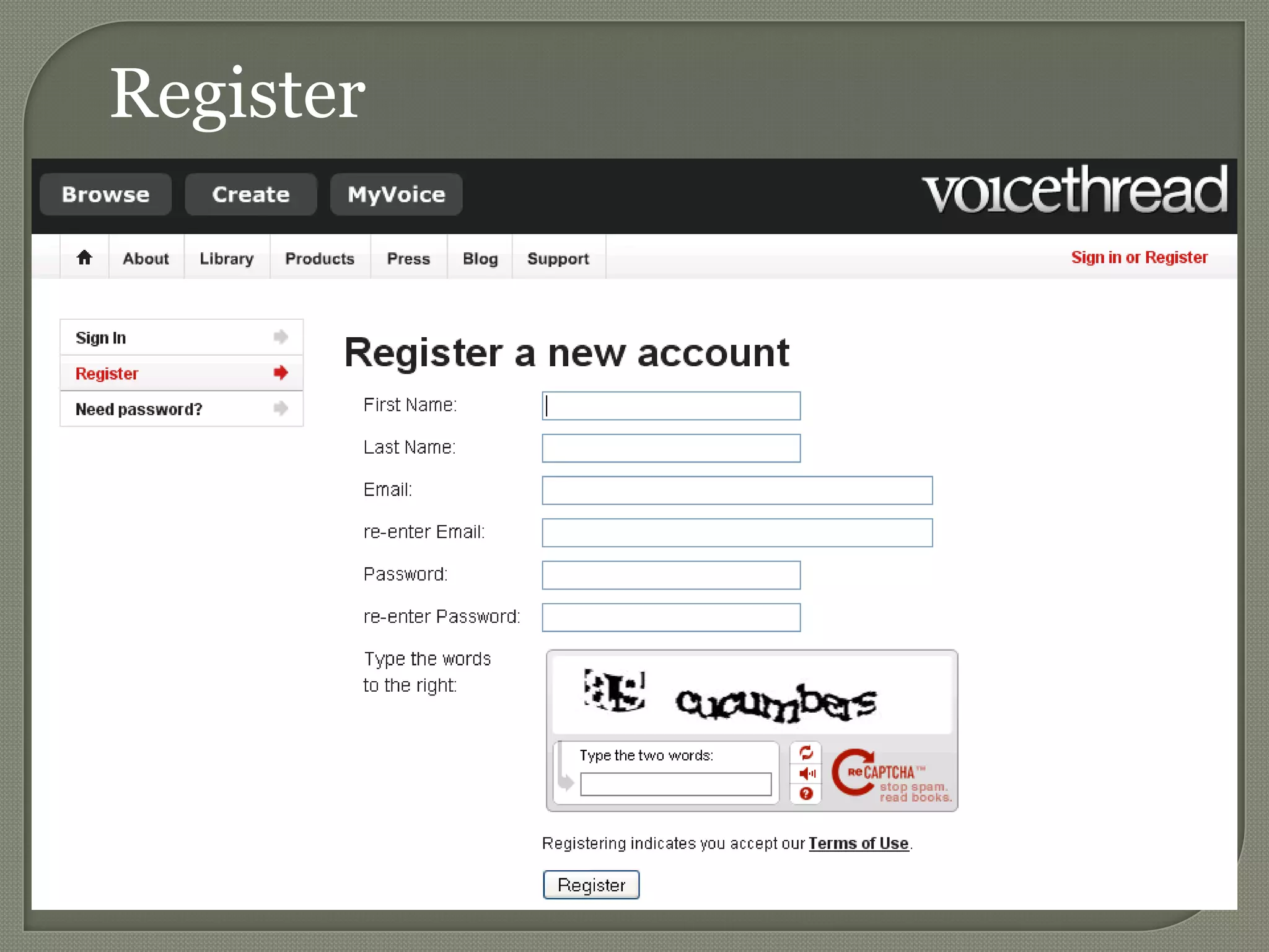 Register