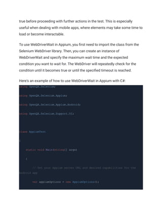 Using WebDriverWait in Selenium — All you need to know | PDF