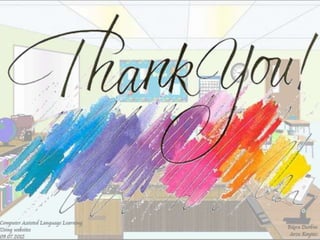 Computer Assisted Language Learning - Using websites