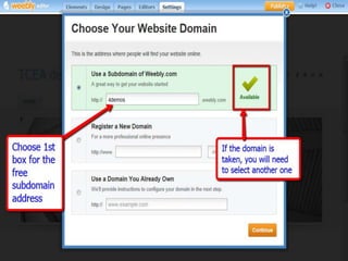 Your site has been
Voila!
         created that quickly.
 