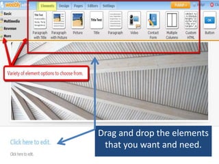 Many design themes
  to choose from
 