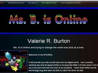 Blog Reflections

*Students can be required to post a short (a few sentences
or a short paragraph) synopsis of each reading in the
student’s blog. Students can be requested to create
• a short dialog between the authors of each week’s texts
• list ways in which the subject of the texts could affect
   the student’s life or society
• reflect on the implications of the texts for life online in
   the future
• answer their own key questions from their own
   perspective
 