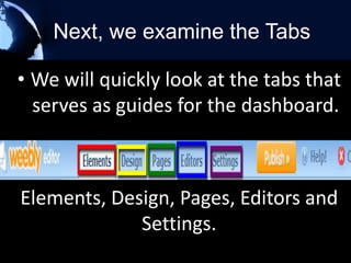 Using Weebly to publish e-Portfolios - TCEA 2013 Slide 21