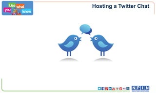 Hosting a Twitter Chat

 