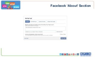 Facebook ‘About’ Section

 
