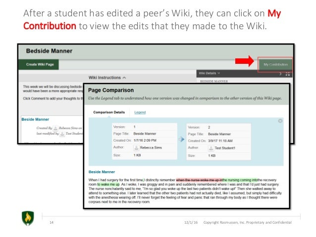 Peer editing in blackboard image