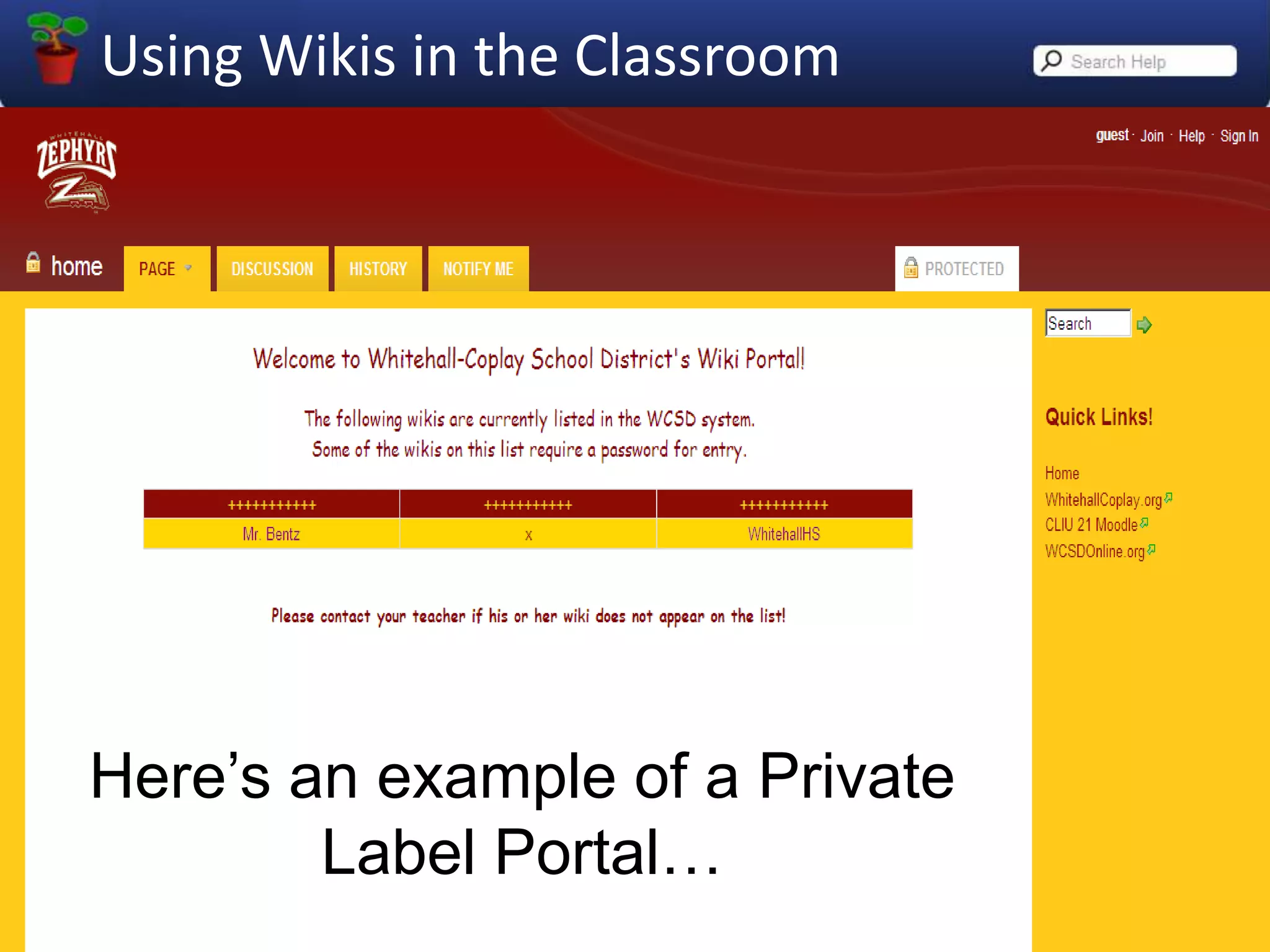 Here’s an example of a Private Label Portal…