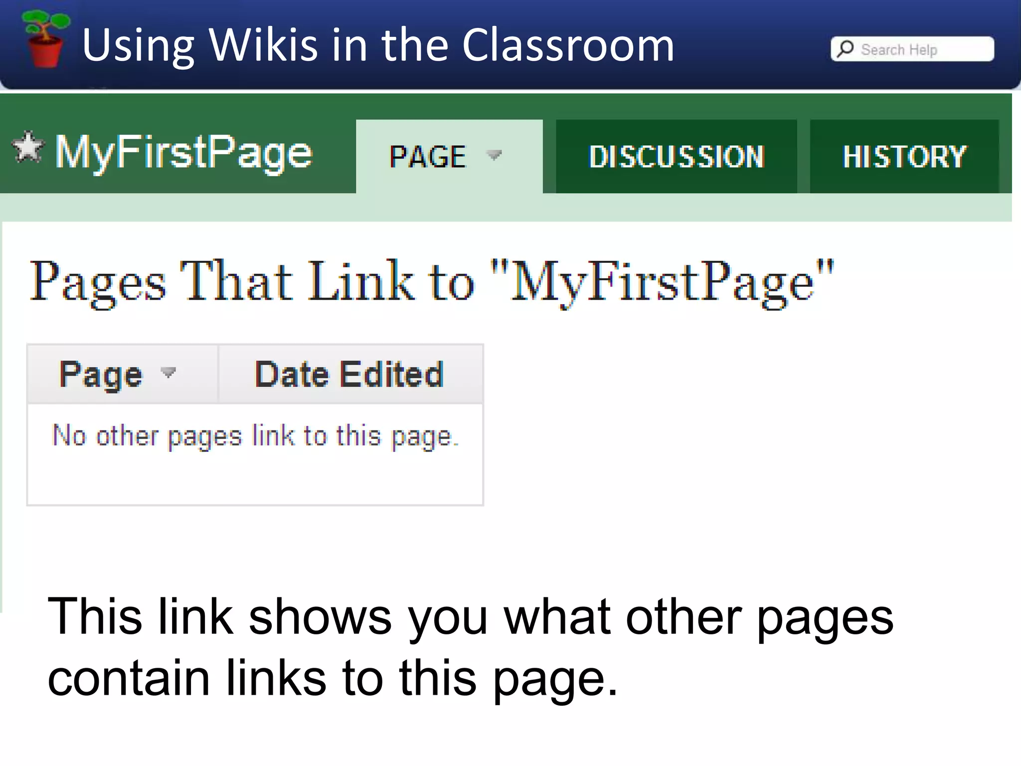 The name of the page…Keep ‘um short!