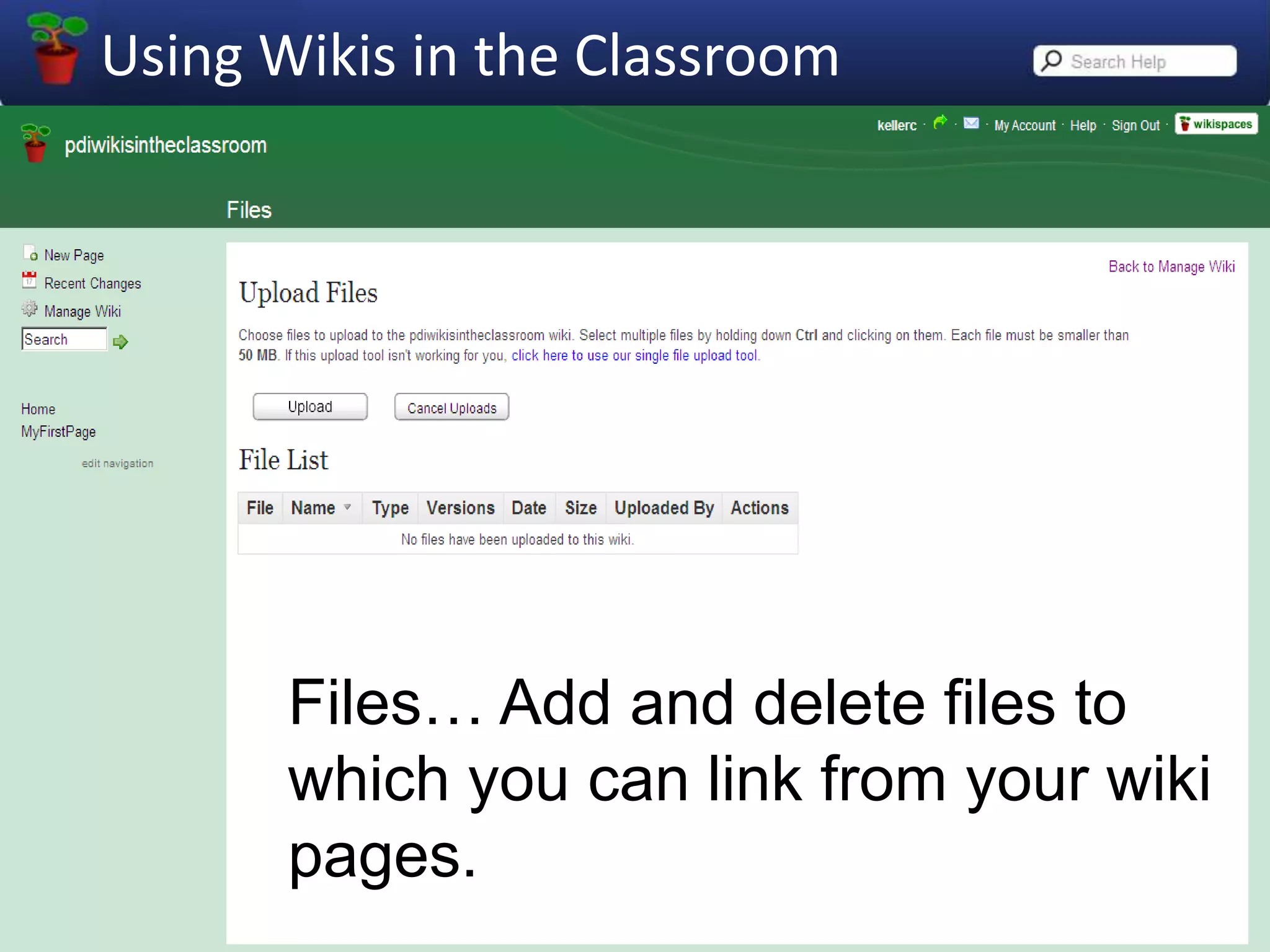 Double-click and modify the Page list to show only pages with specific tags!