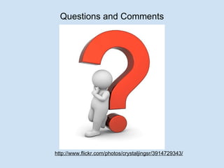 Questions and Comments http://www.flickr.com/photos/crystaljingsr/3914729343/ 