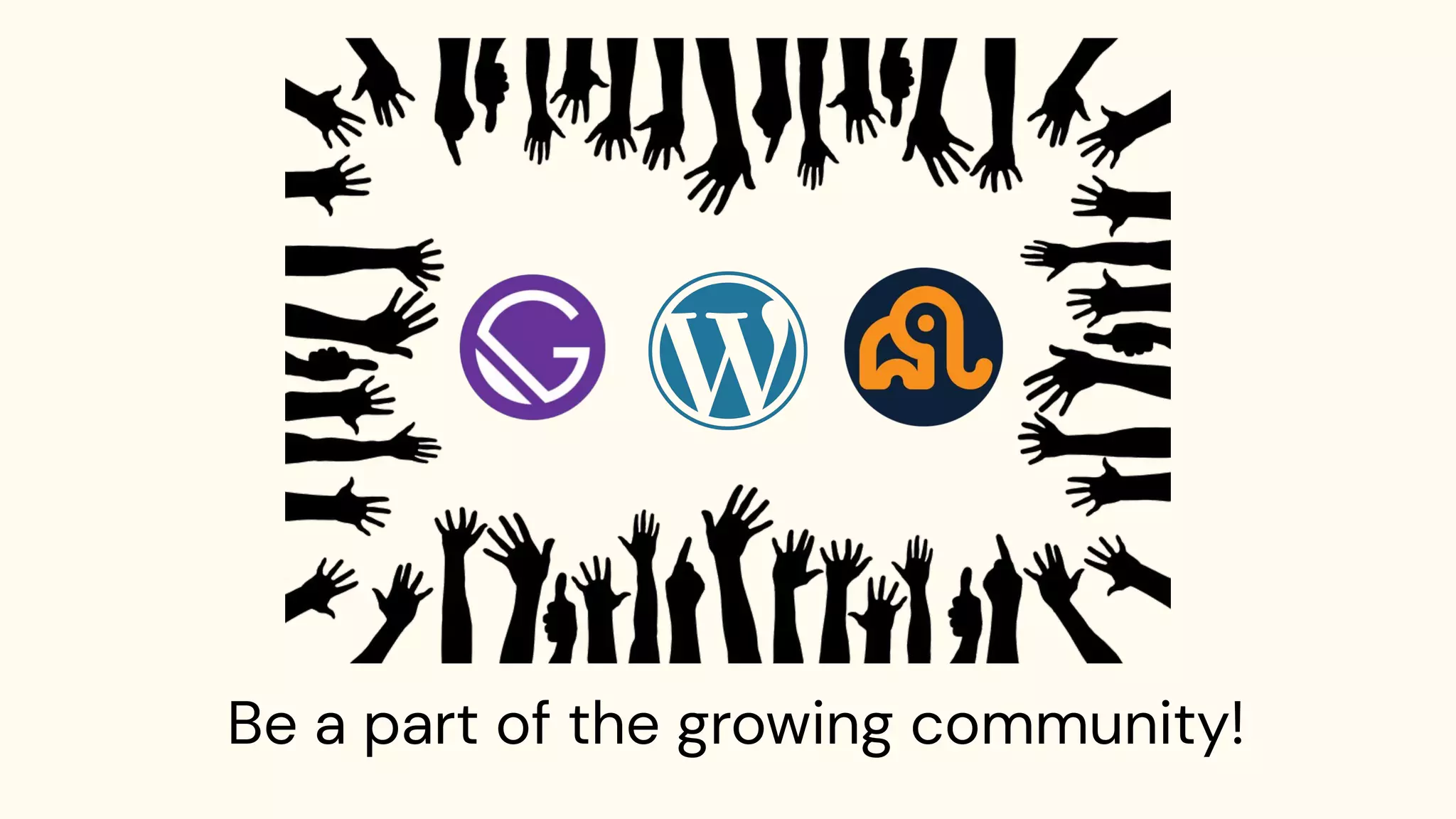 Be a part of the growing community!
 