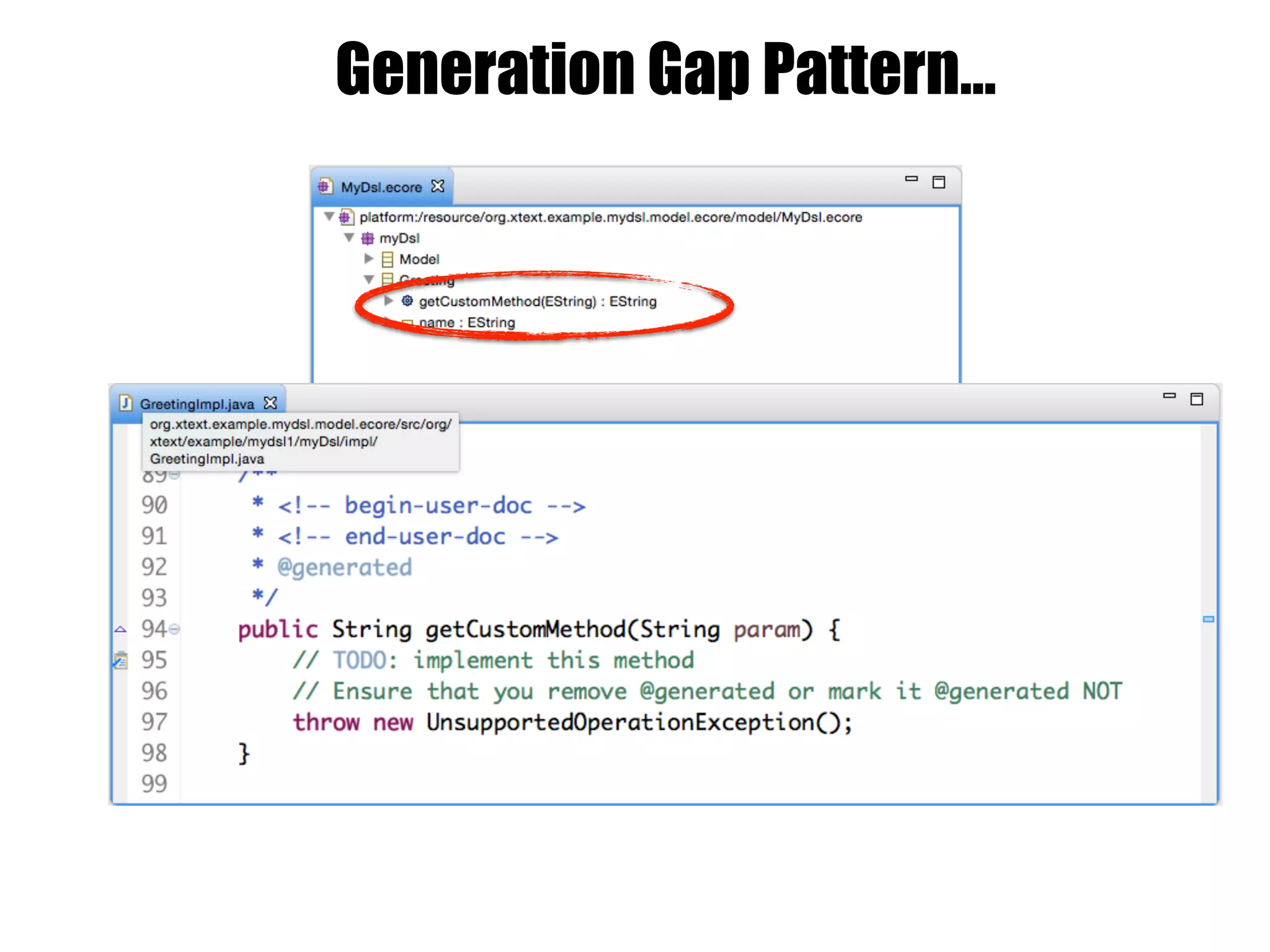 Generation Gap Pattern…
 