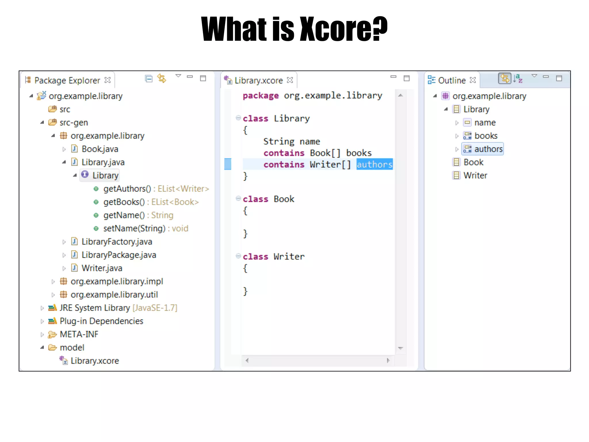 What is Xcore?
 