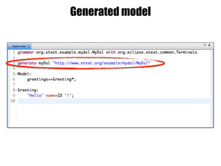 Generated model
 