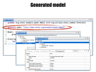 Generated model
 