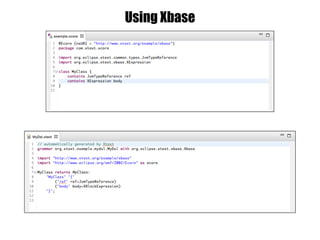 Using Xbase
 