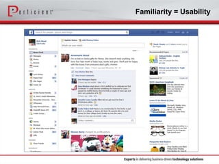 Familiarity = Usability

 