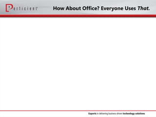 How About Office? Everyone Uses That.

 