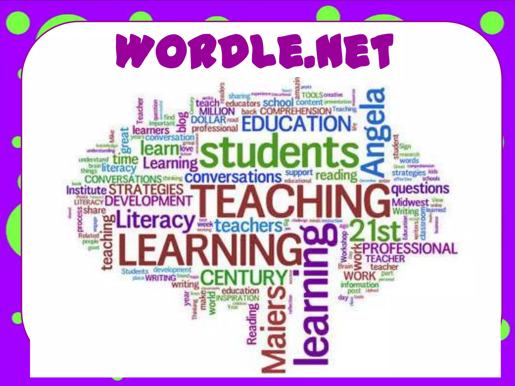 Wordle.net
 