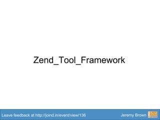 Zend_Tool_Framework 