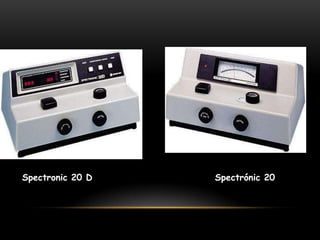 Spectronic 20 D Spectrónic 20
 