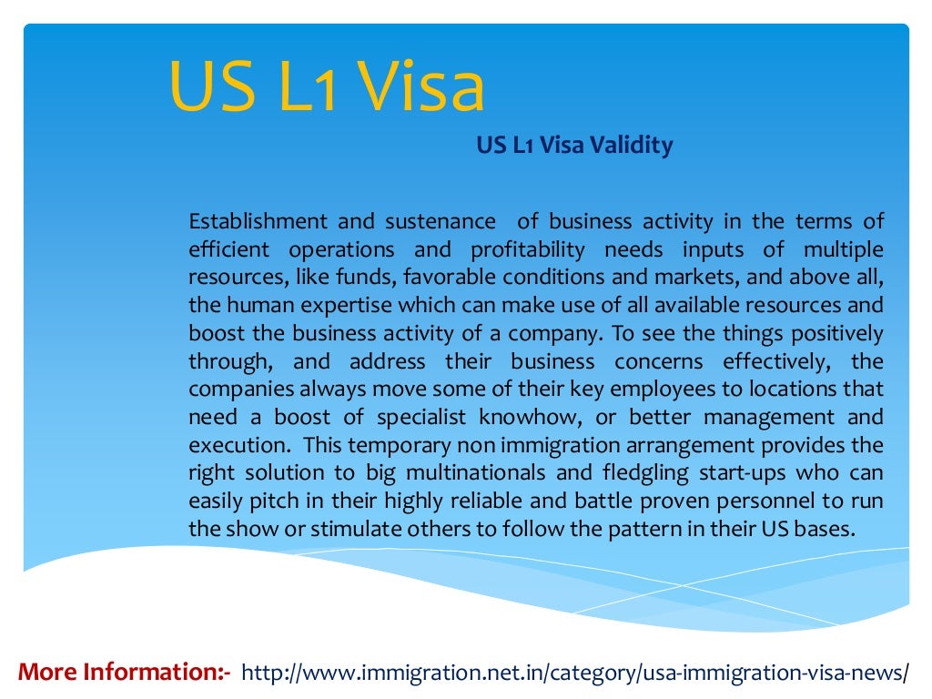 Us l1 visa