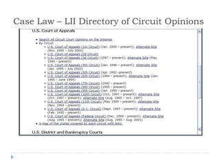 Case Law – LII Directory of Circuit Opinions
 
