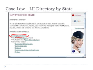 Case Law – LII Directory by State
 
