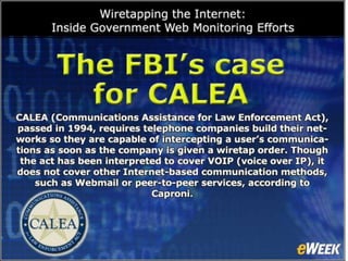 Us legislation authorizing wiretapping