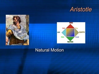 						Aristotle Natural Motion 