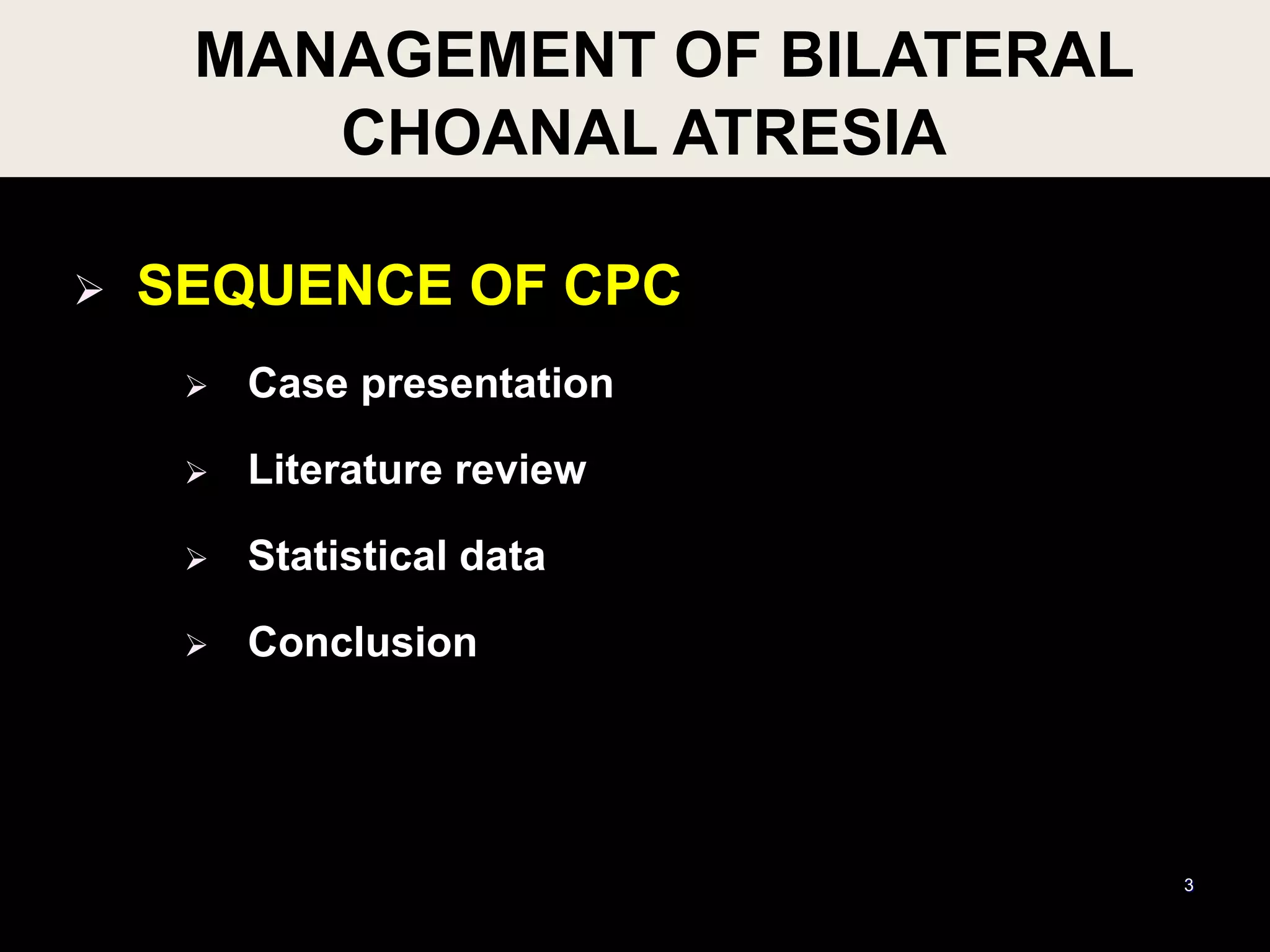 choanal atresia | PPT