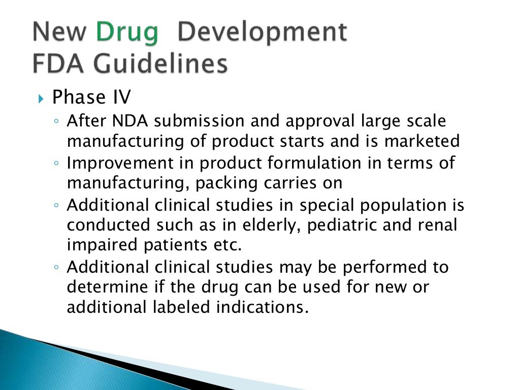 FDA Guidelines for Drug Development & Approval
