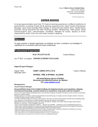 Manger Rashid Usman rashid cv1 (1) | DOCX