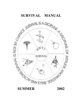 SURVIVAL MANUAL
SUMMER 2002
 