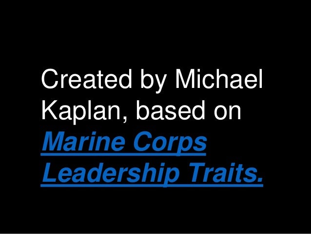 marine corps leadership traits usmc leadership traits