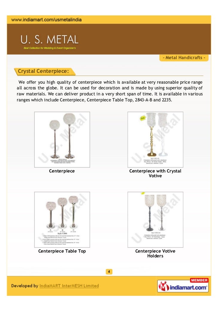 U.S. Metal, Moradabad, Metal Handicrafts