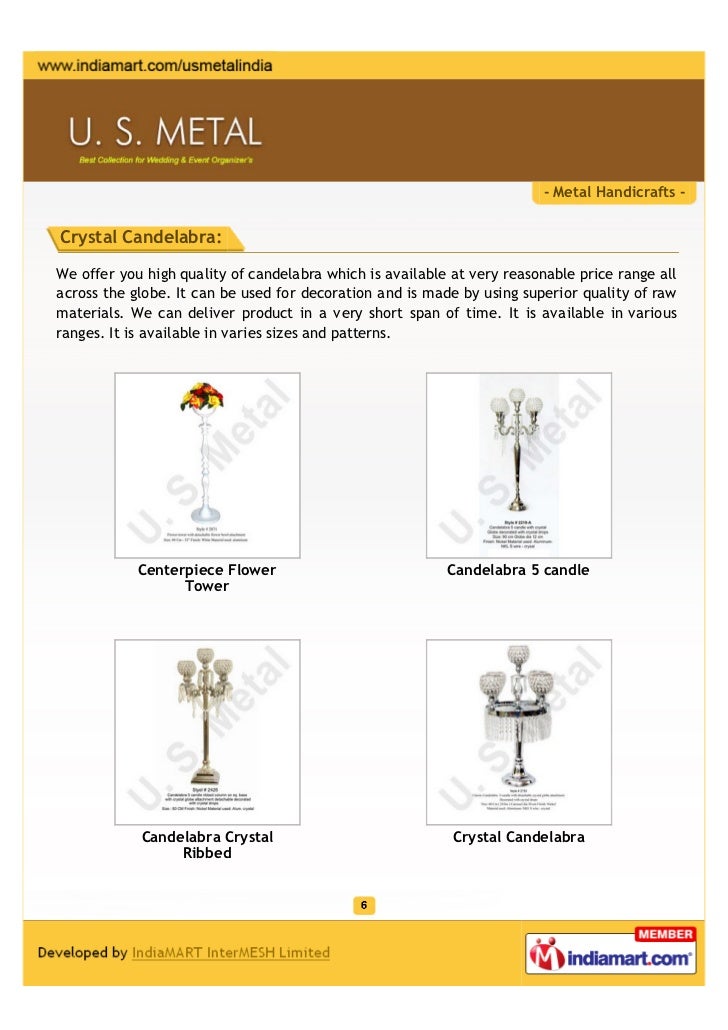 U.S. Metal, Moradabad, Metal Handicrafts