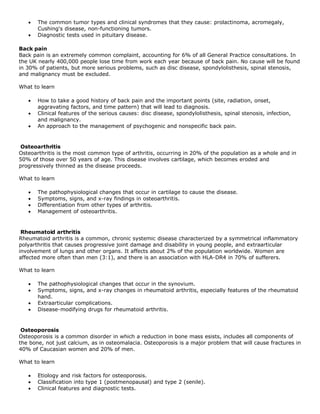 Top 100 Diseases USMLE