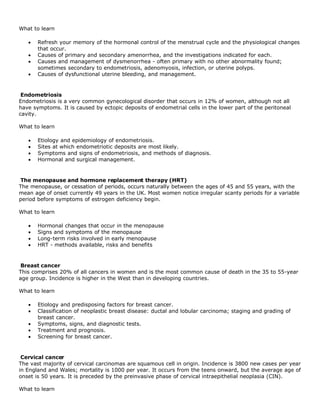 Top 100 Diseases USMLE