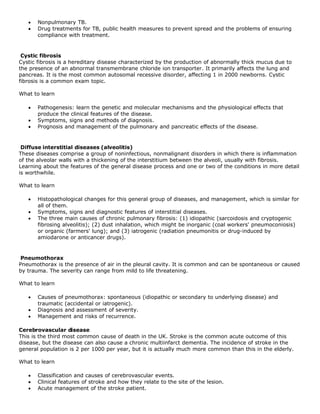 Top 100 Diseases USMLE