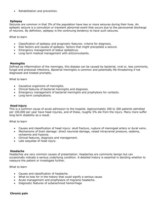 Top 100 Diseases USMLE
